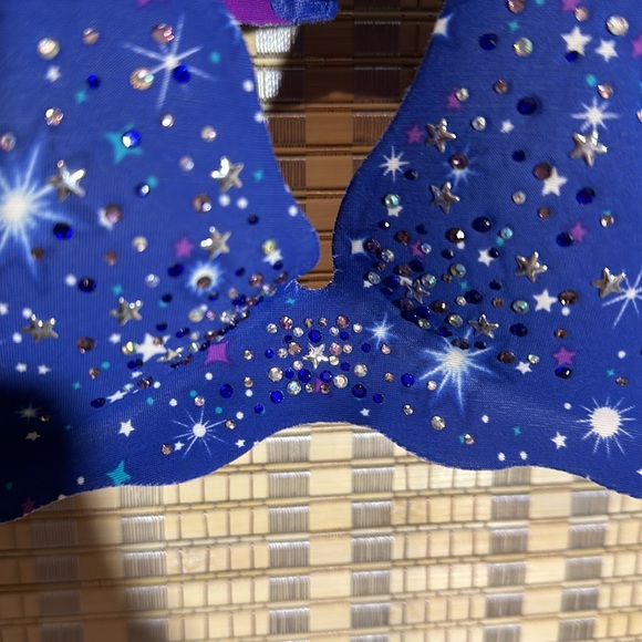 Victoria's Secret Secret Embrace Push Up Bra Blue Night Sky Sparkles 32C - Picture 7 of 14